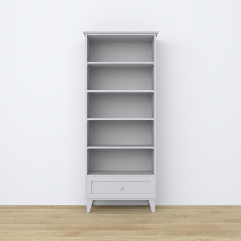 Wooden shelf 1S 80 Scandi grey