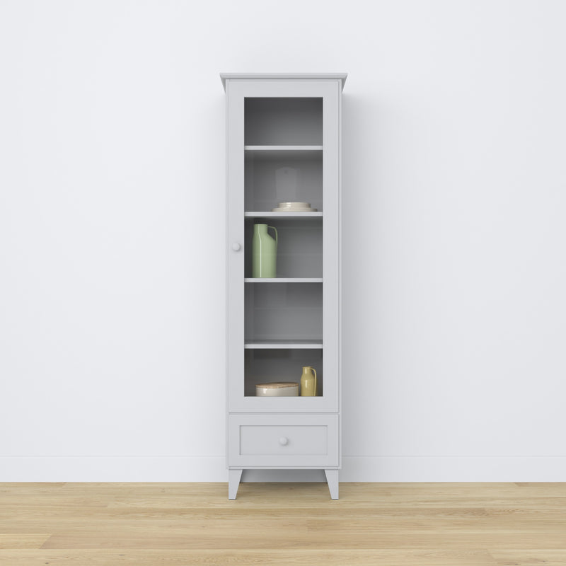 Wooden display cabinet 1S 57 Scandi grey