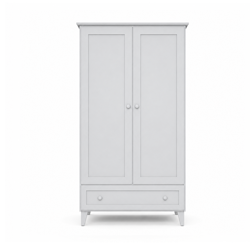 Houten kast 2D1S Scandi grijs