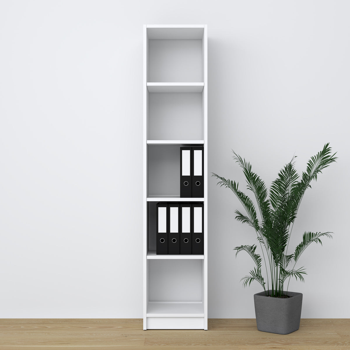 Wooden shelf N01 white