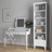 Houten boekenkast 1S 57 Scandi wit