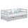 Wooden sofa bed with drawer N01 grey