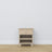 Oak bedside table 1S N02 Scandi oak bleached