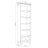 Pine shelf 1S 57 Scandi natural pine