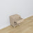Oak bedside table 1S N02 Scandi oak bleached