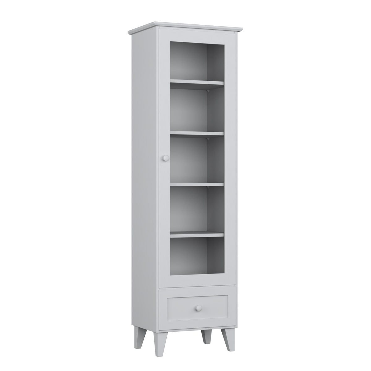 Wooden display cabinet 1S 57 Scandi grey