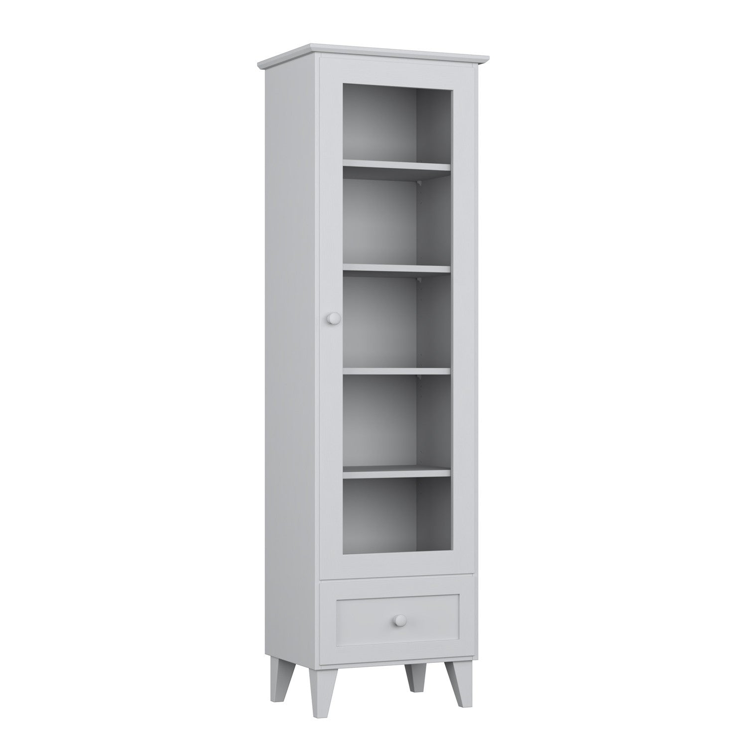 Wooden display cabinet 1S 57 Scandi grey