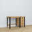 Oak desk 3S Scandi oak natural / black