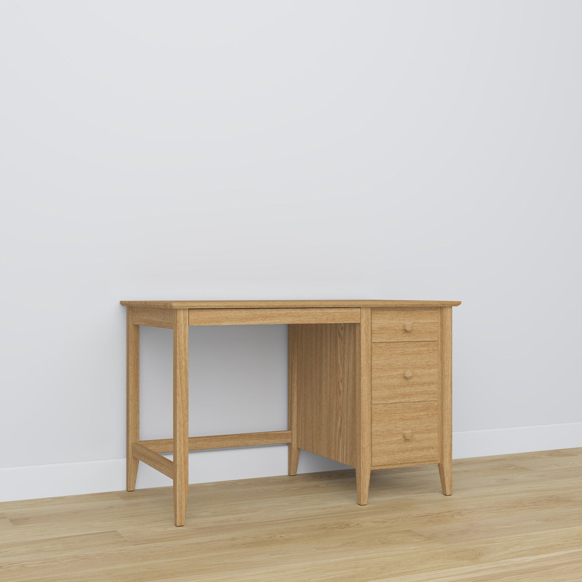 Oak desk 3S Scandi oak natural
