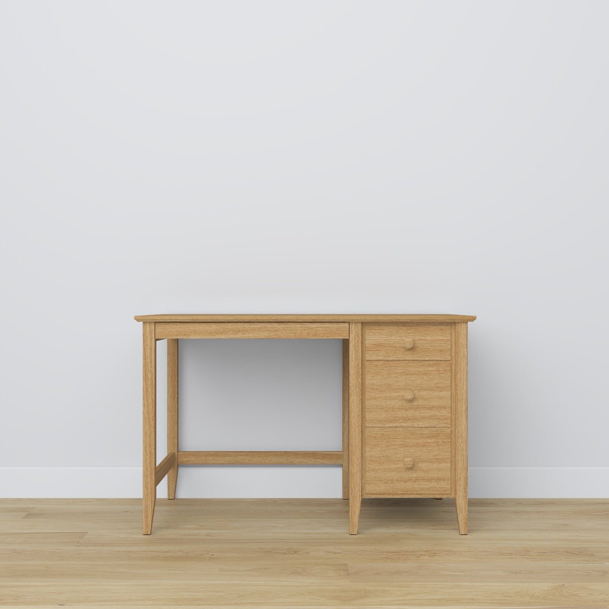 Oak desk 3S Scandi oak natural
