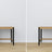 Oak desk 3S Scandi oak natural / black