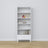 Wooden shelf 1S 80 Scandi white