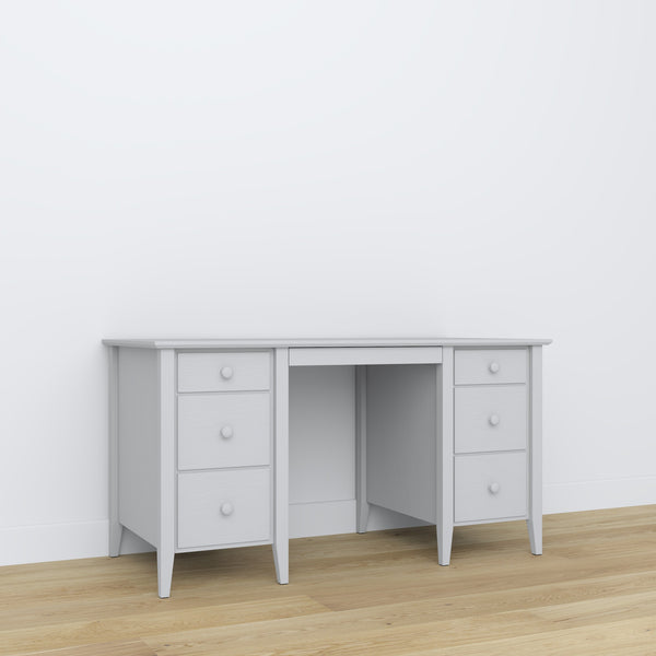 Wooden desk 6S Scandi grey