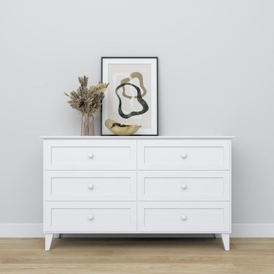 Wooden chest of drawers 6S 154 Scandi RAL/NCS