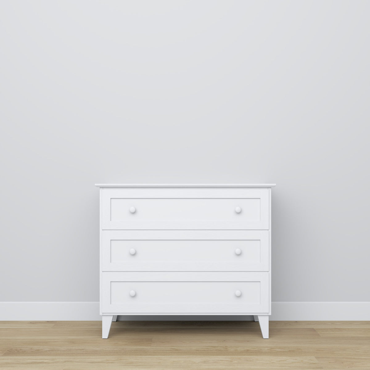 Wooden chest of drawers 3S 105 Scandi RAL/NCS