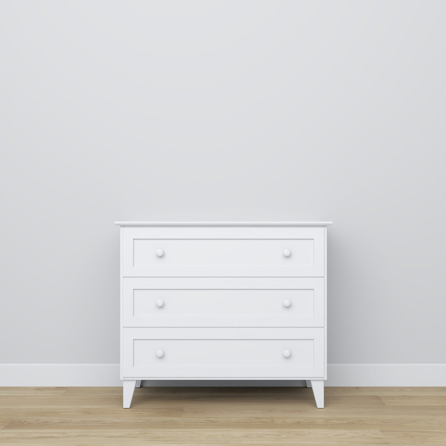 Wooden chest of drawers 3S 105 Scandi RAL/NCS