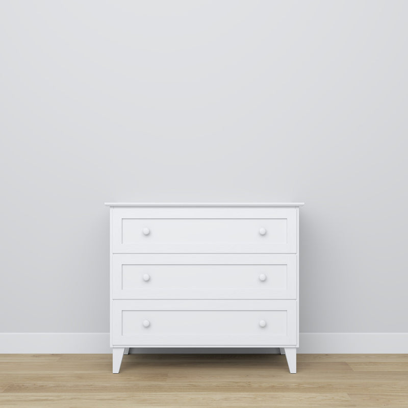 Wooden chest of drawers 3S 105 Scandi RAL/NCS