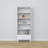Wooden shelf 1S 80 Scandi white