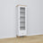 Wooden display cabinet 1S 57 Scandi white / natural oak
