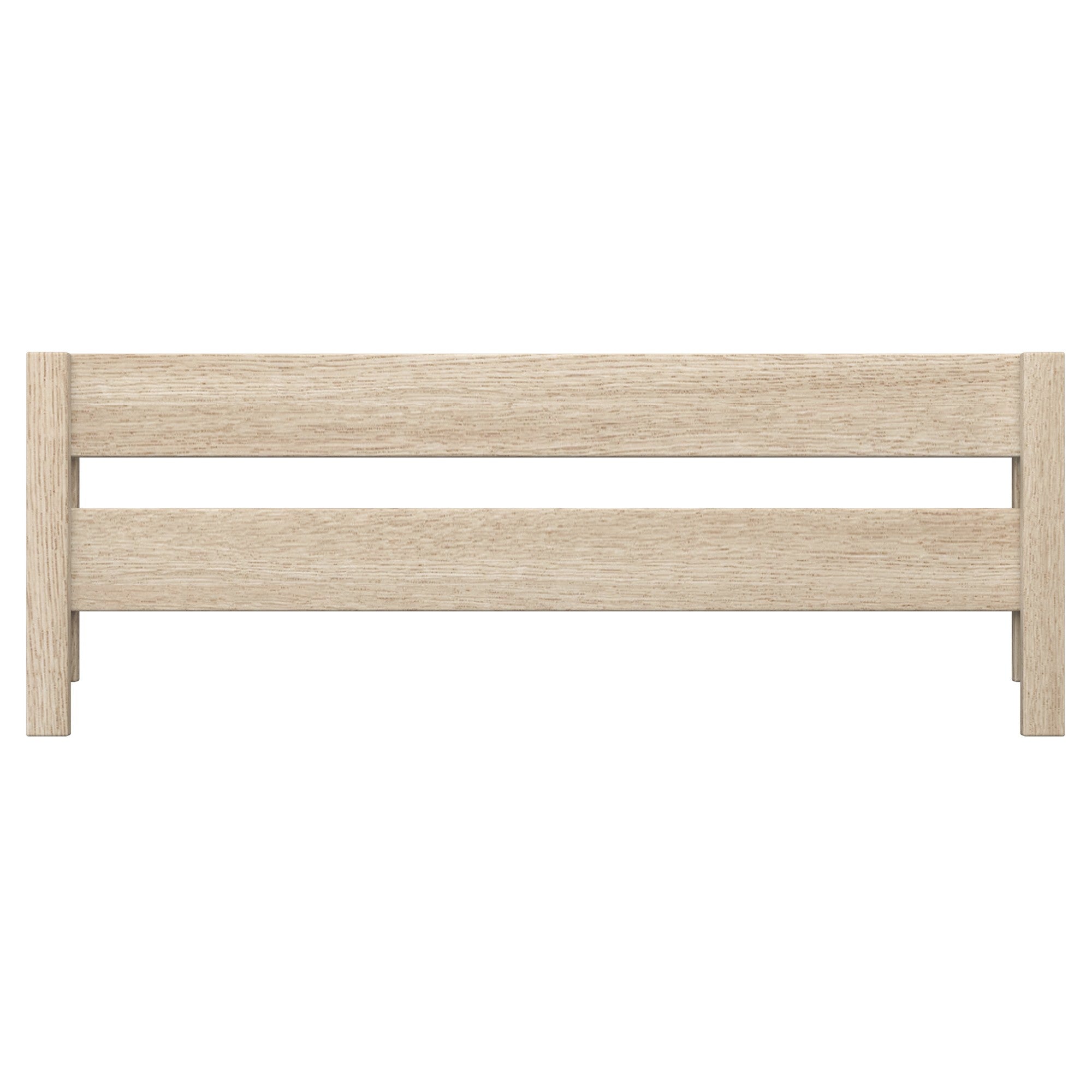 Bed fall protection | bleached oak