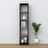 Wooden shelf N01 black / oak