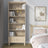 Oak shelf 1S 80 Scandi oak bleached