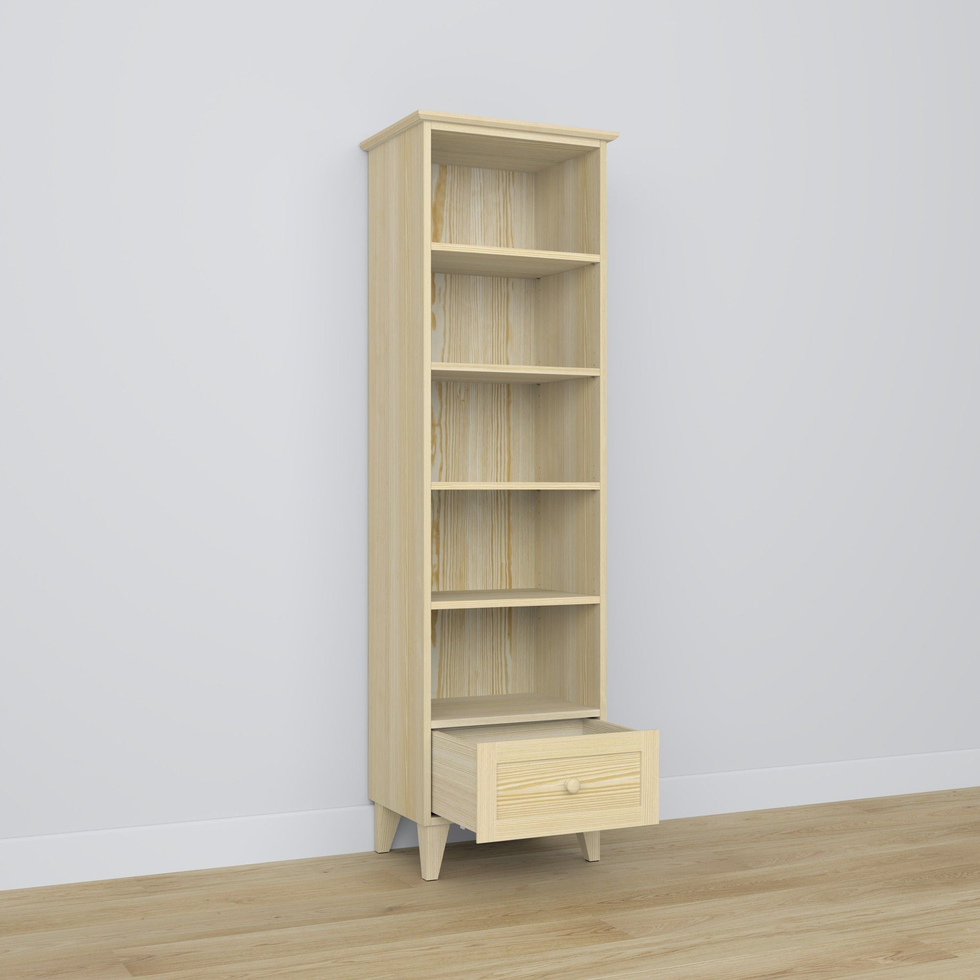Pine shelf 1S 57 Scandi clear pine