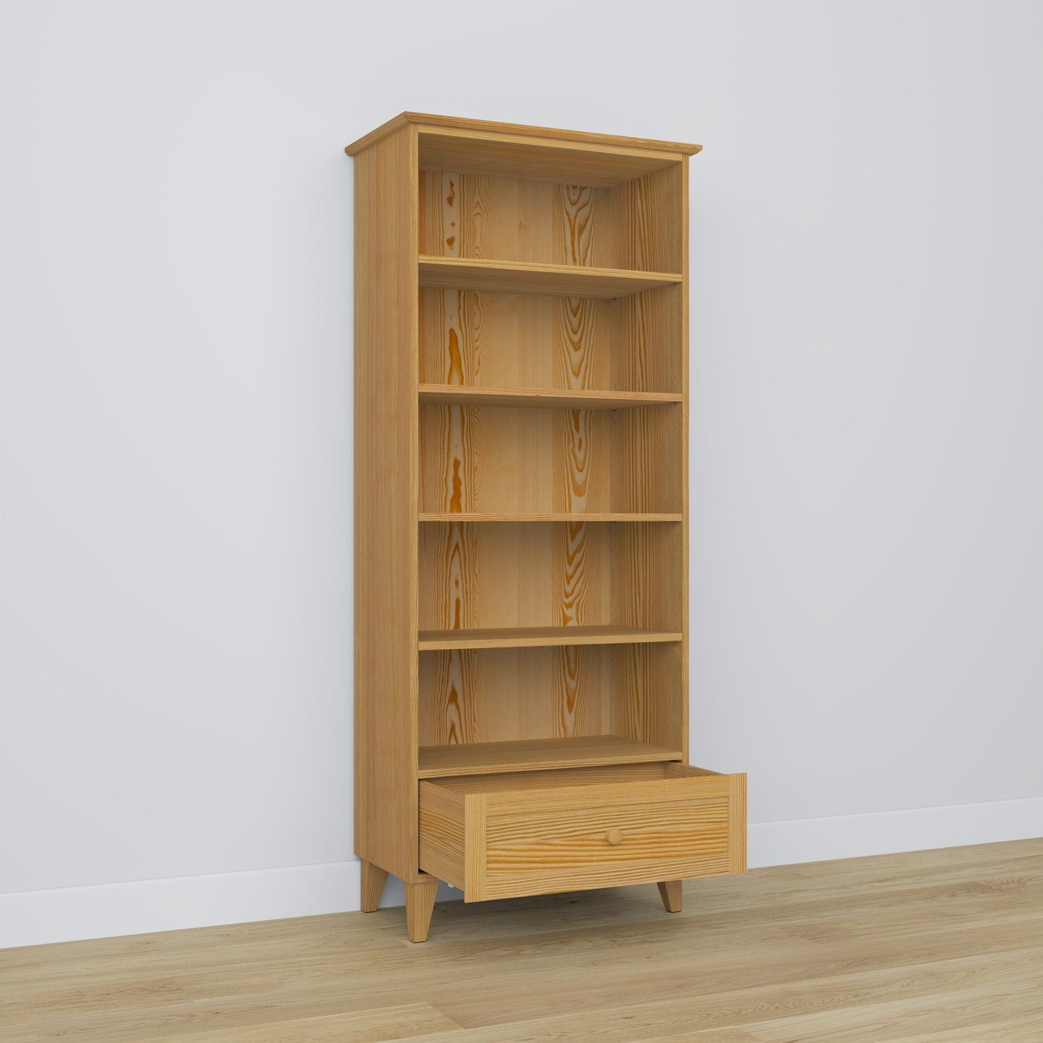 Pine shelf 1S 80 Scandi natural pine