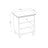 Pine bedside table 1S N02 Scandi natural pine