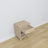 Oak bedside table 1S N02 Scandi oak bleached