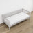 Łóżko sofa popielaty w pokoju dziecięcym – aranżacja scandi, drewniane