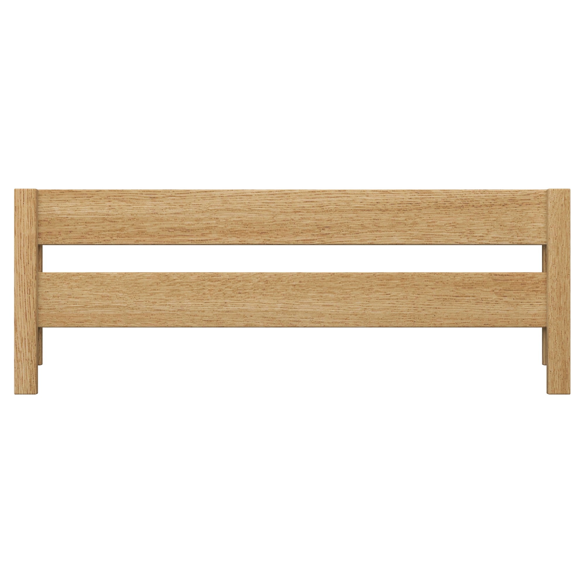 Bed fall protection | natural oak