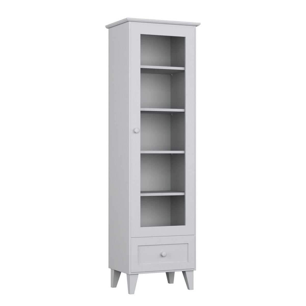 Wooden display cabinet 1S 57 Scandi grey