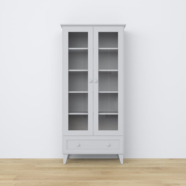 Wooden display cabinet 1S 90 Scandi grey