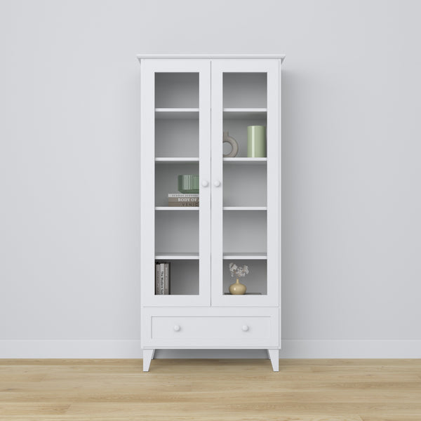 Wooden display cabinet 1S 90 Scandi RAL/NCS