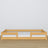 Wooden low bed N01 natural pine