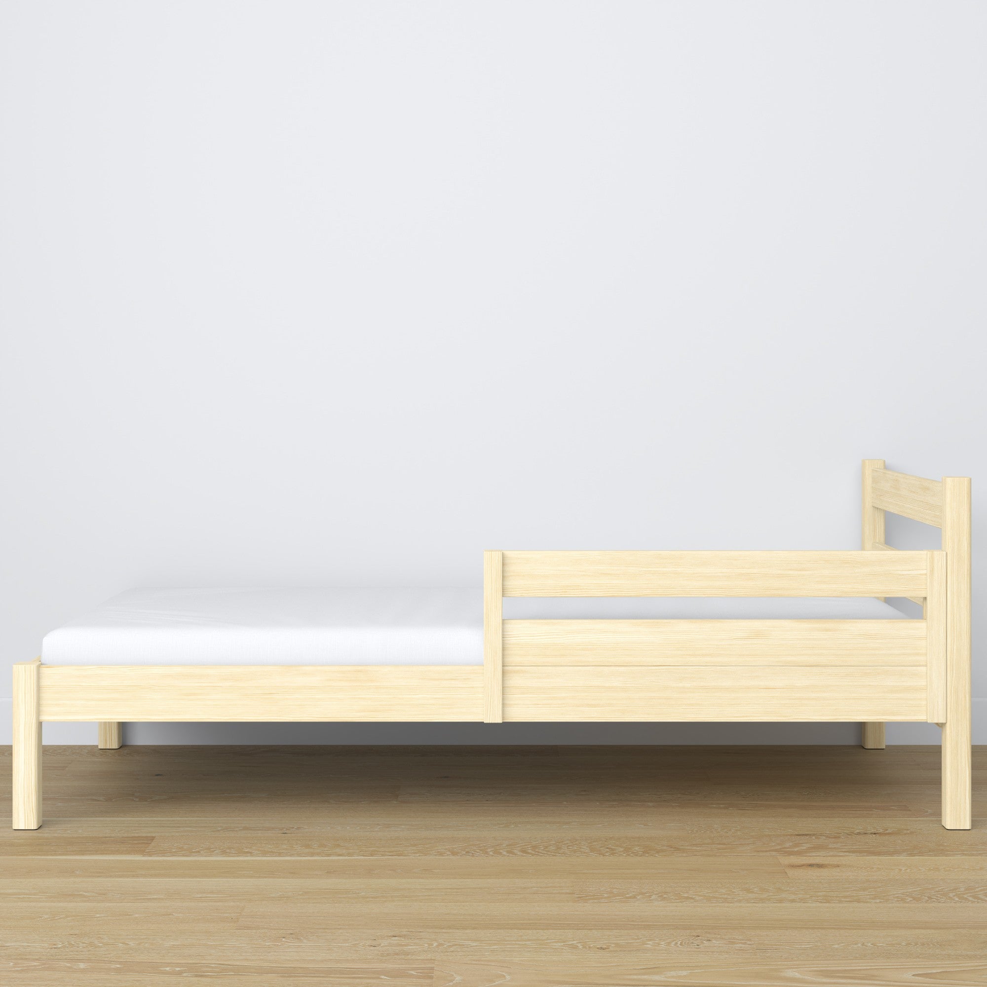 Bed fall protection | clear pine