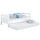 Wooden sofa bed with mattress drawer N01 white