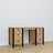 Oak desk 6S Scandi oak natural / black