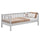 Wooden sofa bed N03 grey