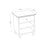 Pine bedside table 1S N02 Scandi natural pine