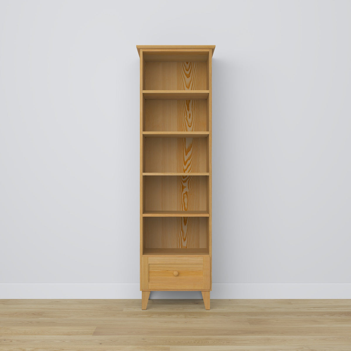 Pine shelf 1S 57 Scandi natural pine