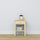Pine bedside table 1S N01 Scandi clear pine