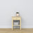 Pine bedside table 1S N01 Scandi clear pine