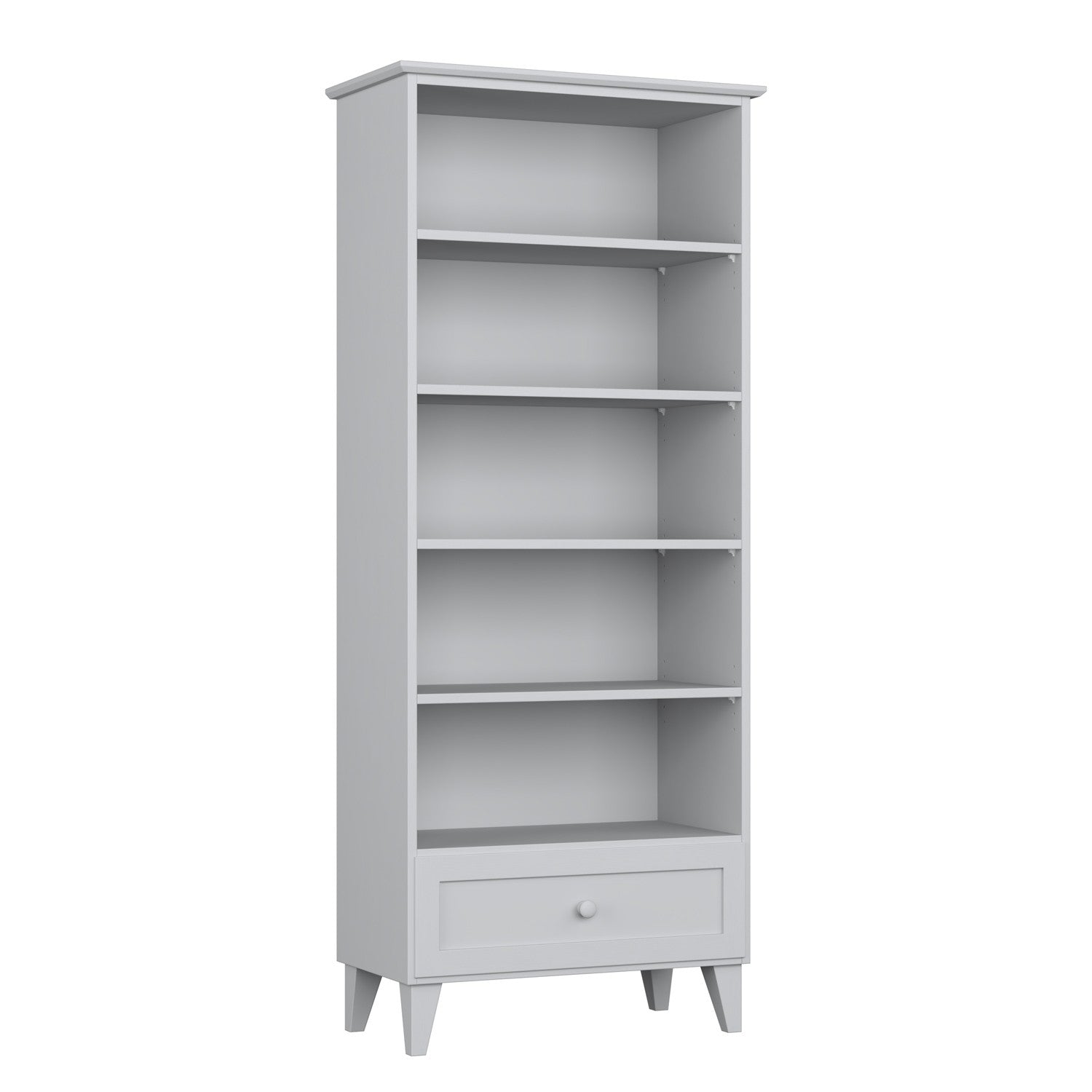 Wooden shelf 1S 80 Scandi grey