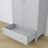 Houten kast 2D1S Scandi grijs