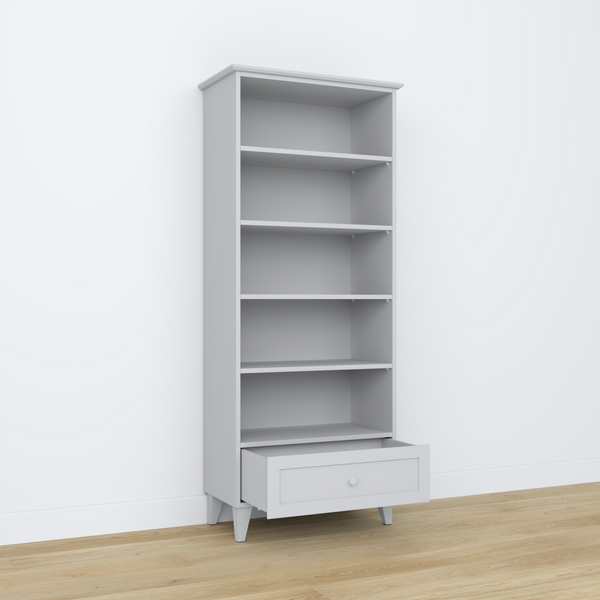 Houten kast 1S 80 Scandi grijs