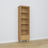 Eikenhouten boekenkast 1S 57 Scandi natureel eiken