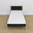 Łóżko pojedyncze N02 czarno dębowy – dodatkowy widok, ekologiczne drewno