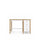 Wooden desk 3S Scandi white / natural oak